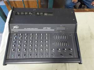 lot 26 image: XR 700C Dual Powered Mixing Console Lights Up & Power Switch Works