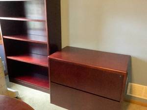 File Cabinet and Bookshelf