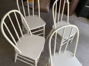 4 Vintage Kitchen Table Chairs