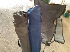 3 Folding Chairs