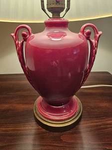 lot 42 image: Handled Urn Table Lamp