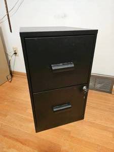 lot 126 image: Rugged Black Filling Cabinet