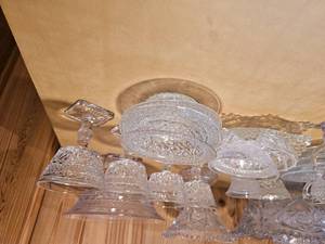 lot 134 image: Stunning Cut Glass Entertaining Set