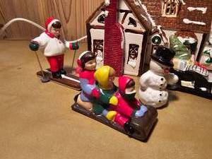 lot 176 image: Department 56 Village Houses & Figures