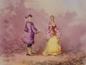 lot 59 image: Stunning Antique Limoges Hand Painted Plate