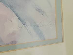 lot 58 image: Amazing Fine Art Watercolor Print - Spring Blooms