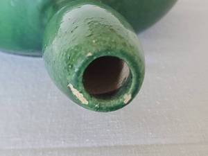lot 62 image: Vintage Landert 22 Ceramic Fondue Casserole - Green
