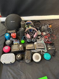 Headphones, aux cords, Bluetooth speakers and more