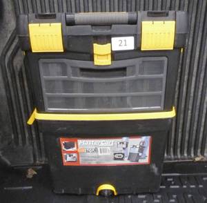 lot 21 image: Master cart, 2 piece toolbox