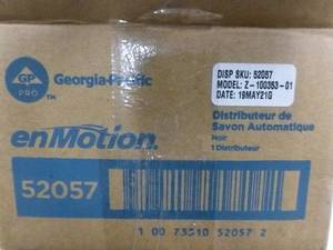 lot 30 image: TWO Georgia Pacific 1000-1200ml enMotion Touch Free soap and sanitizer dispensers