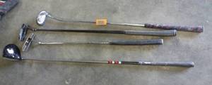 lot 36 image: 3 putters and a driver to improve your golf game