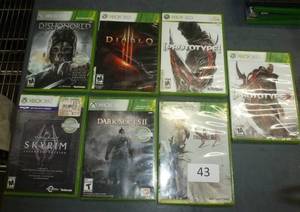 lot 43 image: 7 XBOX 360 games