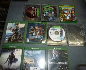 lot 47 image: 9 XBOX ONE games