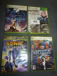 lot 48 image: 4 XBOX 360 games
