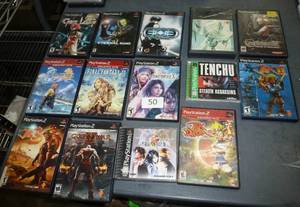 lot 50 image: 14 PS2 games