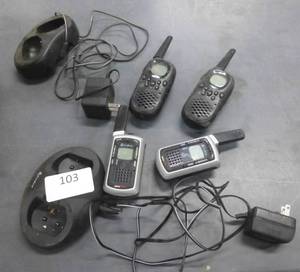 lot 103 image: Walkie Talkies Cobra and Uniden