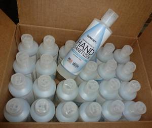 lot 140 image: 4 cases of 24 hand sanitizer  fire starter 8oz bottles