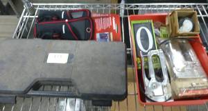 lot 173 image: Socket set, staplers, Husky knife holsters