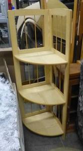lot 200 image: corner display 37 tall x 10.5 deep
