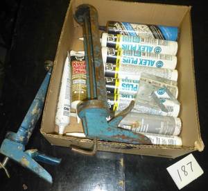 lot 187 image: Caulk and caulk guns