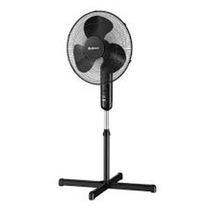 lot 35 image: Holmes 16 Oscillating 3 Speed Manual Stand Fan Black