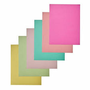 lot 78 image: 200ct Rainbow Blank Cards