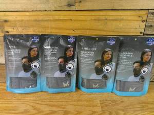 lot 139 image: Lot of 4 Mission Charcoal All-Season Adjustable Gaiter- Gray