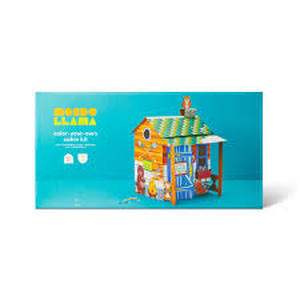 lot 197 image: Color-Your-Own Cabin Craft Kit - Mondo Llama