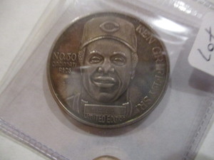 Limited Edition Ken Griffey SrJr Commemorative Silver Medal # 1667 in the series