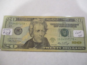 2006 $20 Federal Reserve Star Note