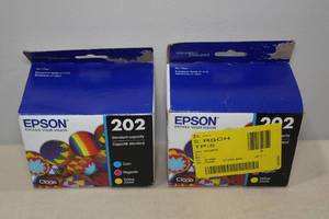 lot 7 image: 2 Epson 202 3-Pack Ink Cartridges