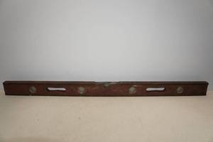 lot 42 image: Antique Sand & Sons Detroit MI Wood & Brass 4 Level