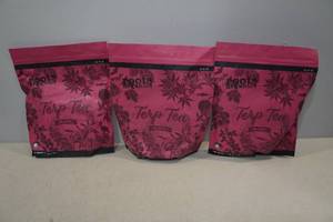 lot 112 image: 3 3lb Roots Organics Terp Tea Bloom Fertilizer