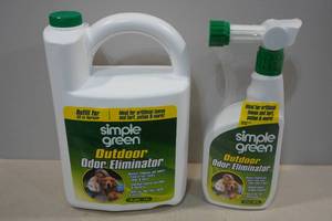 lot 117 image: Simple Green Outdoor Odor Eliminator 32oz Spray Bottle with Gallon Refill