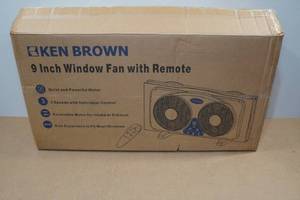 lot 126 image: Ken Brown 9 Window Fan with Remote