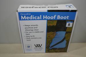 lot 177 image: Woof Wear Reusable Medical Hoof Boot Size 8