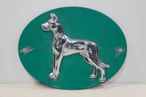 lot 190 image: Metal Great Dane TruckTrailer Logo