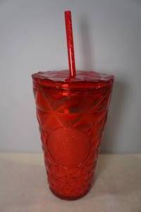 lot 243 image: Starbucks 16oz Tumbler -Red