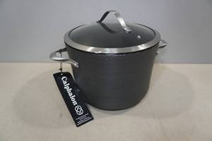 lot 255 image: Calphalon 8QT Stock Pot with Lid