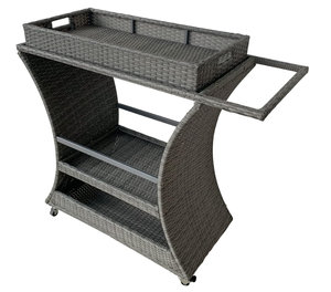 lot 14 image: TK Classics BC6950-D978-W01 Outdoor Bar Cart