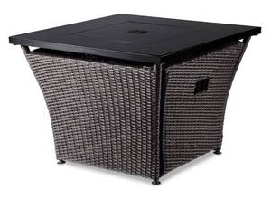 lot 15 image: BLUE RHINO 32-in W 50000-BTU Steel Propane Gas Fire Pit Table