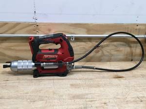 lot 58 image: Used Milwaukee M18 Cordless 2-Speed Grease Gun Model # 2646-20 (Tool Only) (Tested And Works)