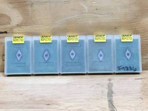 lot 70 image: Lot of 5 - Kyocera Ceratip Carbon Insert DCMW32.52S2ET0063 Grade KBN25B Model # 8827969