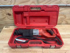 lot 127 image: MILWAUKEE 15 Amp 1-14 in. Stroke Orbital SUPER SAWZALL Reciprocating Saw with Hard Case