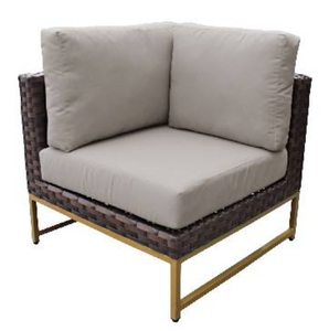 lot 12 image: New Amalfi Corner Sofa Model # 049B-CS