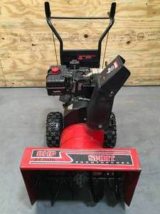 lot 30 image: Used Spirit Snowblower 24 Path 8HP  Model # 624804X79B