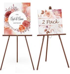 lot 152 image: Art Display Easel Stand- 2 Pack