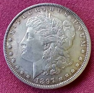 lot 30 image: 1897 Morgan Dollar