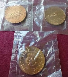 lot 37 image: (3) Sealed Medals