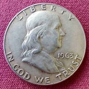lot 59 image: 1963-D Franklin Half Dollar